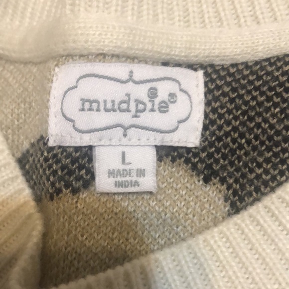 Mudpie brand Leopard 🐆 print crew neck pull over sweater. Size large. Baggy. - Picture 4 of 6